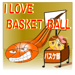 Sticker for basketball club