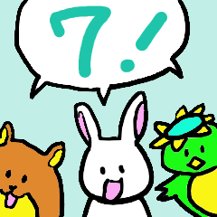 ウサギとカッパと…犬？7！