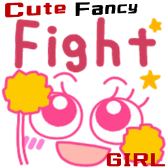 Cute Pink Girly Fancy GIRL Sticker