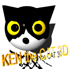 KEN the CAT, oRiginal 3D　ケン猫３D