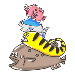 いろいろなかわいい魚 Line スタンプ Line Store いろいろなかわいい魚 Line スタンプ Line Store