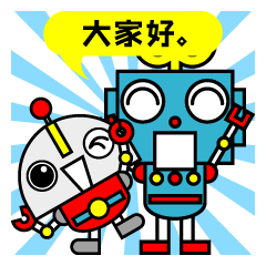 Robomaru's everyday stickers (Taiwan)