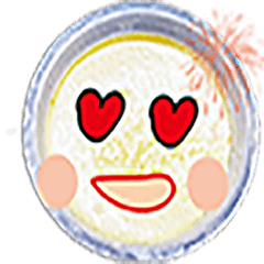 Cute pudding emoji