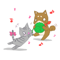 dog&cat lover free talk sticker