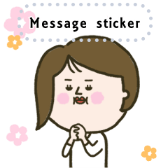 Charming People Message Stickers EN