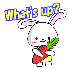 究極に可愛い英語うさぎ Line スタンプ Line Store