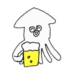 squid drinking