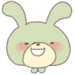 Lazy green rabbit Yomo