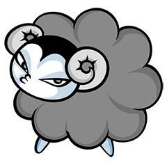 A black sheep "OME!OME!"