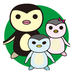 Good friends penguin family