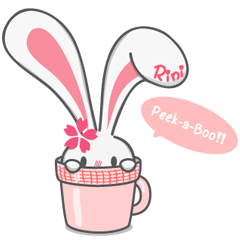 Rini Rabbit in a cup