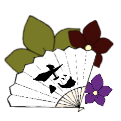 Japanese Calligraphy Kanji & Fan 1