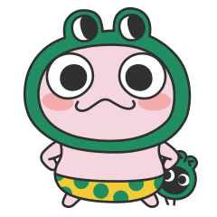 Pinkiru, a pink baby frog