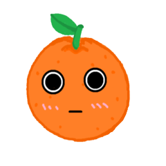 super cute orange