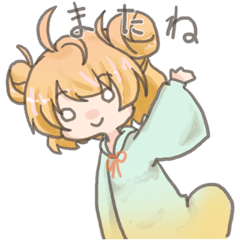 sheep girl Sticker