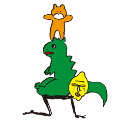jarilemon&dinosaur&bear&cat 2