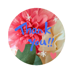 beautiful flower stickers