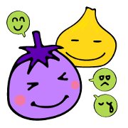 aubergine and onion's everyday