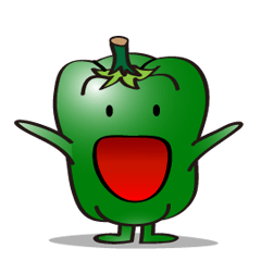 Cute Green Pepper