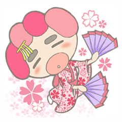 HACHIE of a kimono beauty