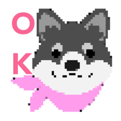 Pixel art Shiba Inu