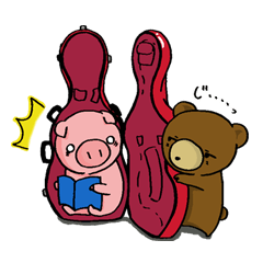 bear and pig