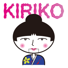KIRIKO of the kokeshi doll