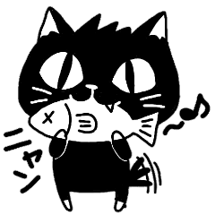Black cat Nyanta