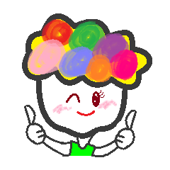 Happy Rainbow Girl