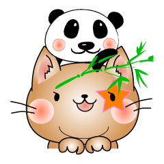 Cat *3 chick (one's own pace) panda