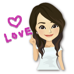 She Is So Cute Line Stickers Line Store She Is So Cute Line Stickers Line Store