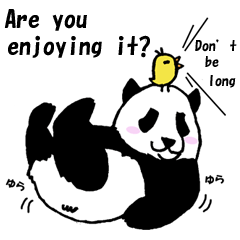Giant panda say Tatemae(Ver.English)