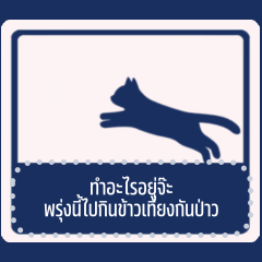 ONEKOSAMA(cat) message sticker TH