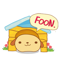 Foon is a sleepy golden retriever(Thai)