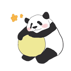 Leisurely panda