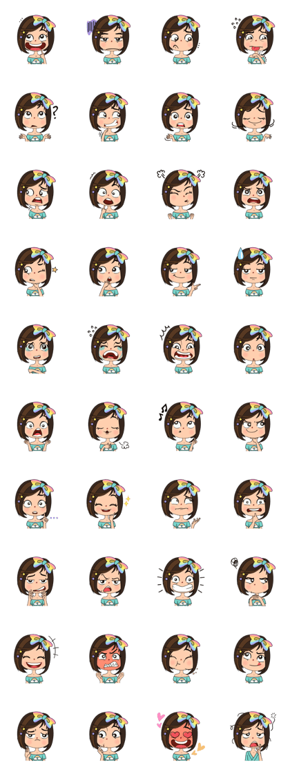 Rainbow Girl Freya