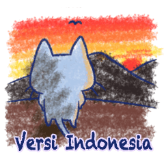 Kucing yang tidak bahagia.