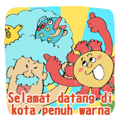 Selamat datang di kota penuh warna