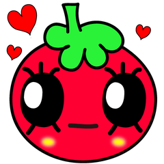 Useful Sticker of tomato named tomatiene