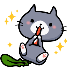 Kawaii Arugula cat 3rd Sticker