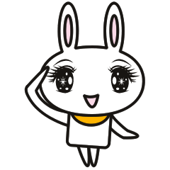 Rabbit with the girl 's eyes