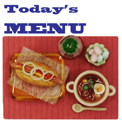 What's MENU today?-miniature art