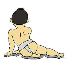 Pequeno lutador de sumo