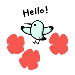 Hummingbird Sticker  [Happy-chan]