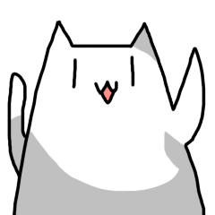 Smiley fat cat
