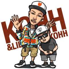 KOHH & LIL KOHH LINE スタンプ