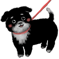 まっくろ毛玉犬のミル Line スタンプ Line Store まっくろ毛玉犬のミル Line スタンプ Line Store