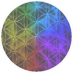 Turning "flower of life" Rainbow