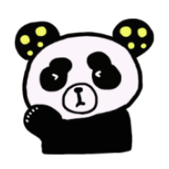 Polka dots panda 2