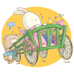 トラ太郎のクマさんとうさぎちゃん第2集 Line スタンプ Line Store